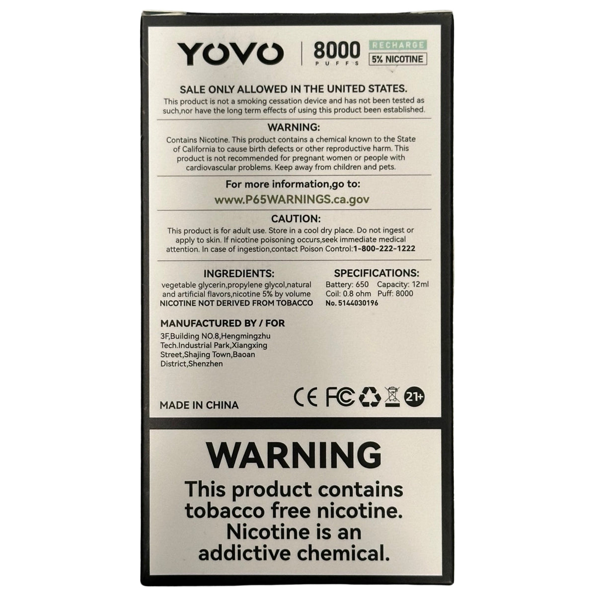 18000 How To Use Yummy Bear YOVO Bar Vape – Mi-One Brands Disposables