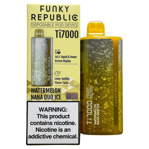 Funky Republic - Watermeloen Nana Duo Ice - Ti7000 Frozen-editie