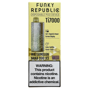 Funky Republic - Watermeloen Nana Duo Ice - Ti7000 Frozen-editie