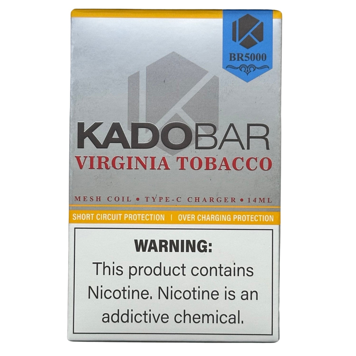 Virginia Tobacco Kado Bar BR5000 - disposable vape Virginia Tobacco Kado Bar BR5000 - disposable vape