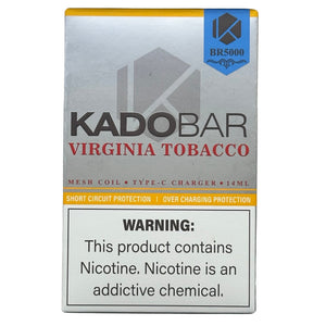 Kado Bar BR5000 Virginia Tobak