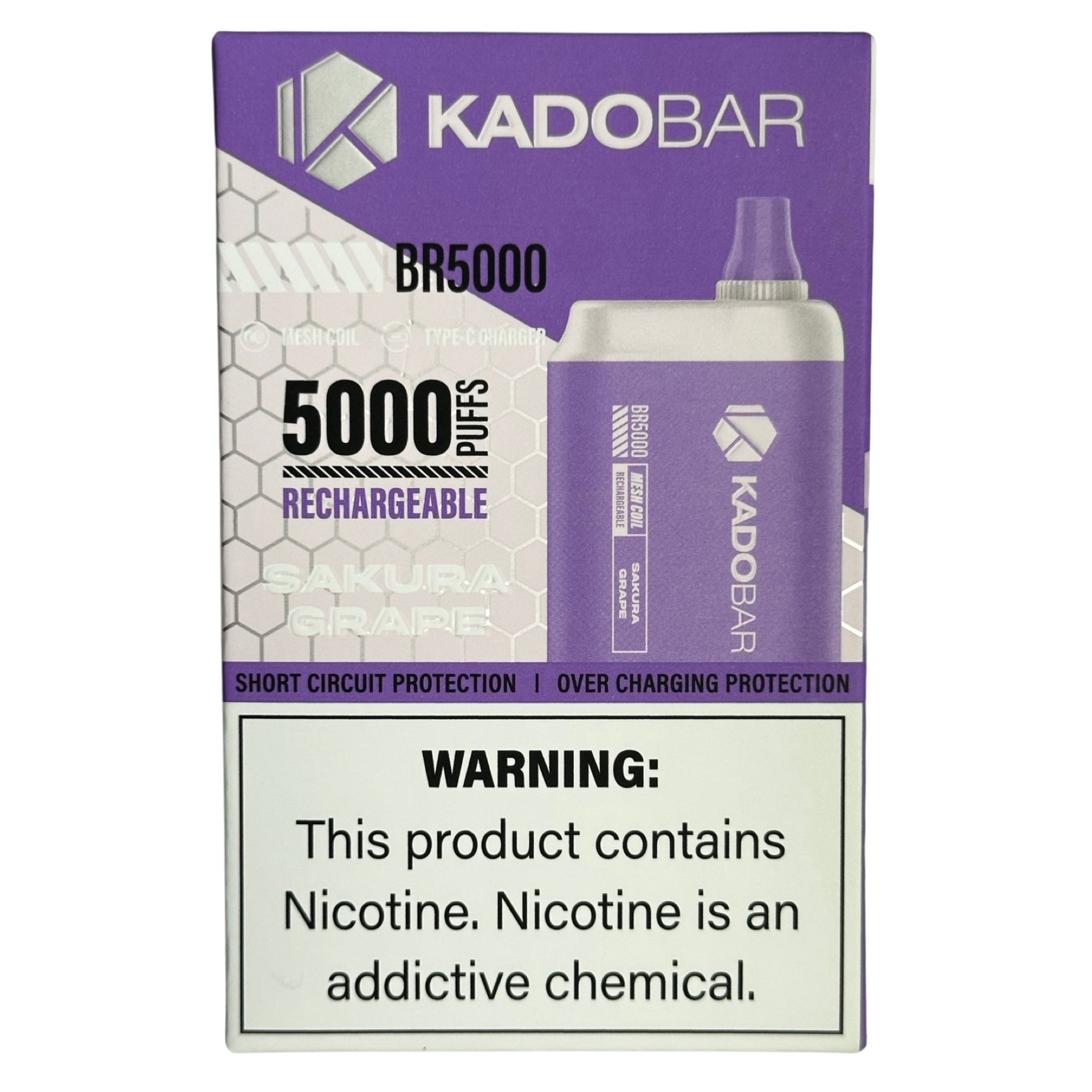 Sakura Grape Kado Bar BR5000 - disposable vape Sakura Grape Kado Bar BR5000 - disposable vape