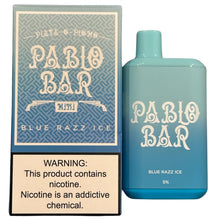 Indlæs billede i gallerifremviser, Pablo Bar Mini 5000 - Blue Razz Ice
