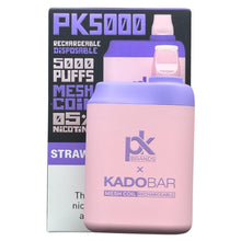 Load image into Gallery viewer, Kado Bar PK5000 Straw Razz Cherry Ice
