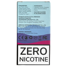 Lataa kuva gallerian katseluohjelmaan, Zero Nicotine - BC5000 - Tropical Rainbow Blast - EBCreate
