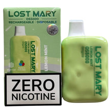 Afbeelding laden in Galerijviewer, Citroenmunt - Lost Mary OS5000 - Geen nicotine
