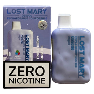 Triple Berry Duo Ice - Lost Mary OS5000 - Nolla nikotiinia