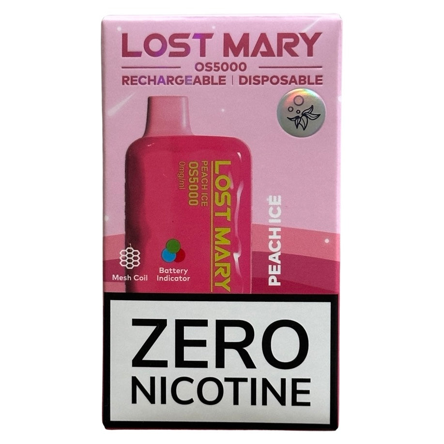 Peach Ice – Lost Mary OS5000 – Nulla nikotin