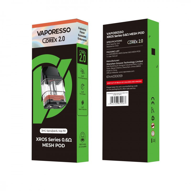 Vaporesso XROS Corex 2.0 Mesh Pods 4pk