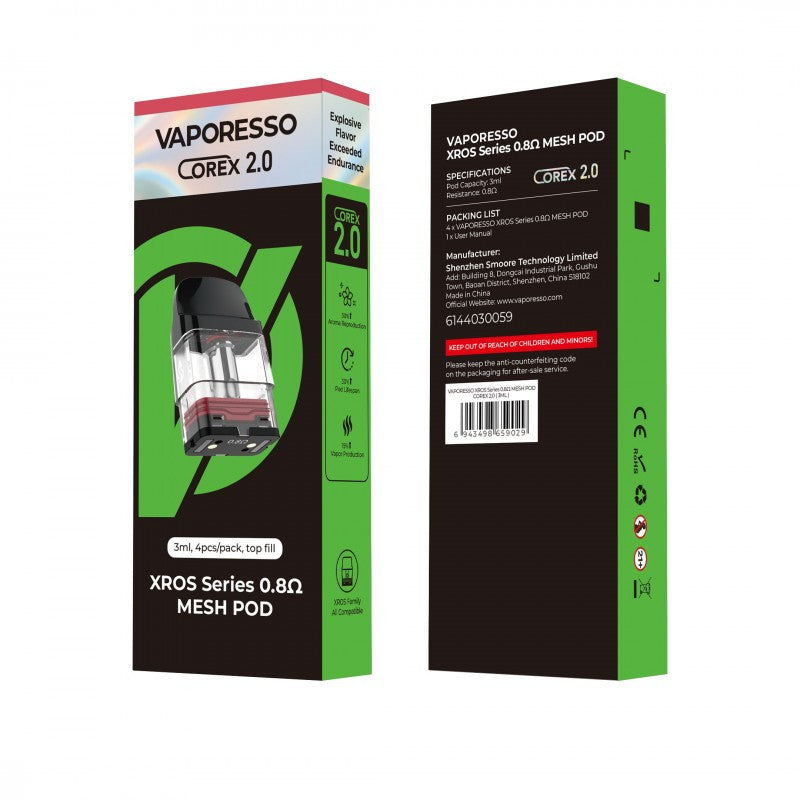 Vaporesso XROS Corex 2.0 Mesh Pods 4pk