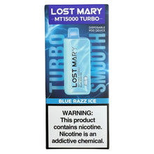 Load image into Gallery viewer, Blue Razz Ice - Lost Mary MT15000 Turbo
