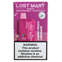 Load image into Gallery viewer, Cherry Peach Lemonade - Lost Mary OS5000
