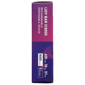 IJOY Bar IC8000 - Witte Gummy