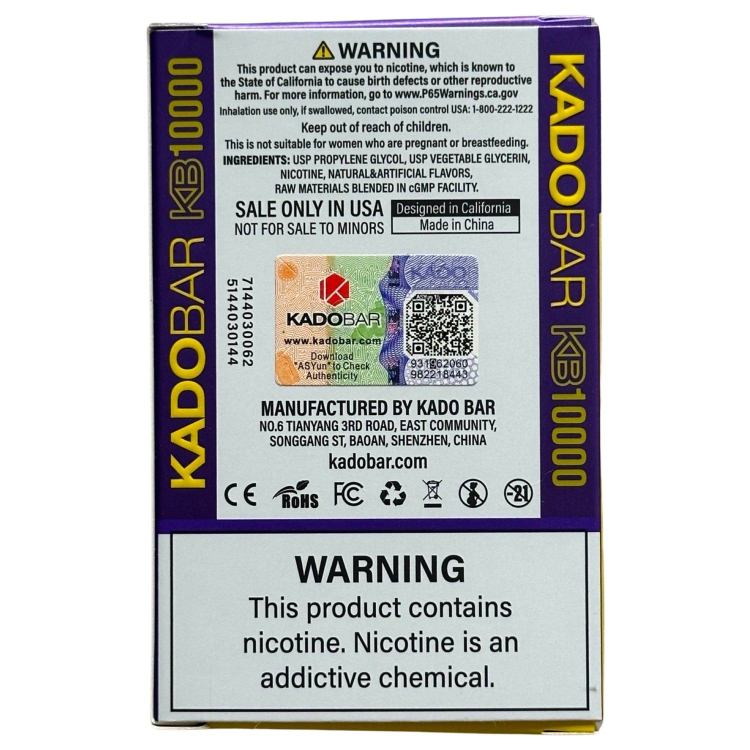 geek bar vape reviews Kado Bar 3500 Puff Disposable Vape – VAPESATL.COM main image 1