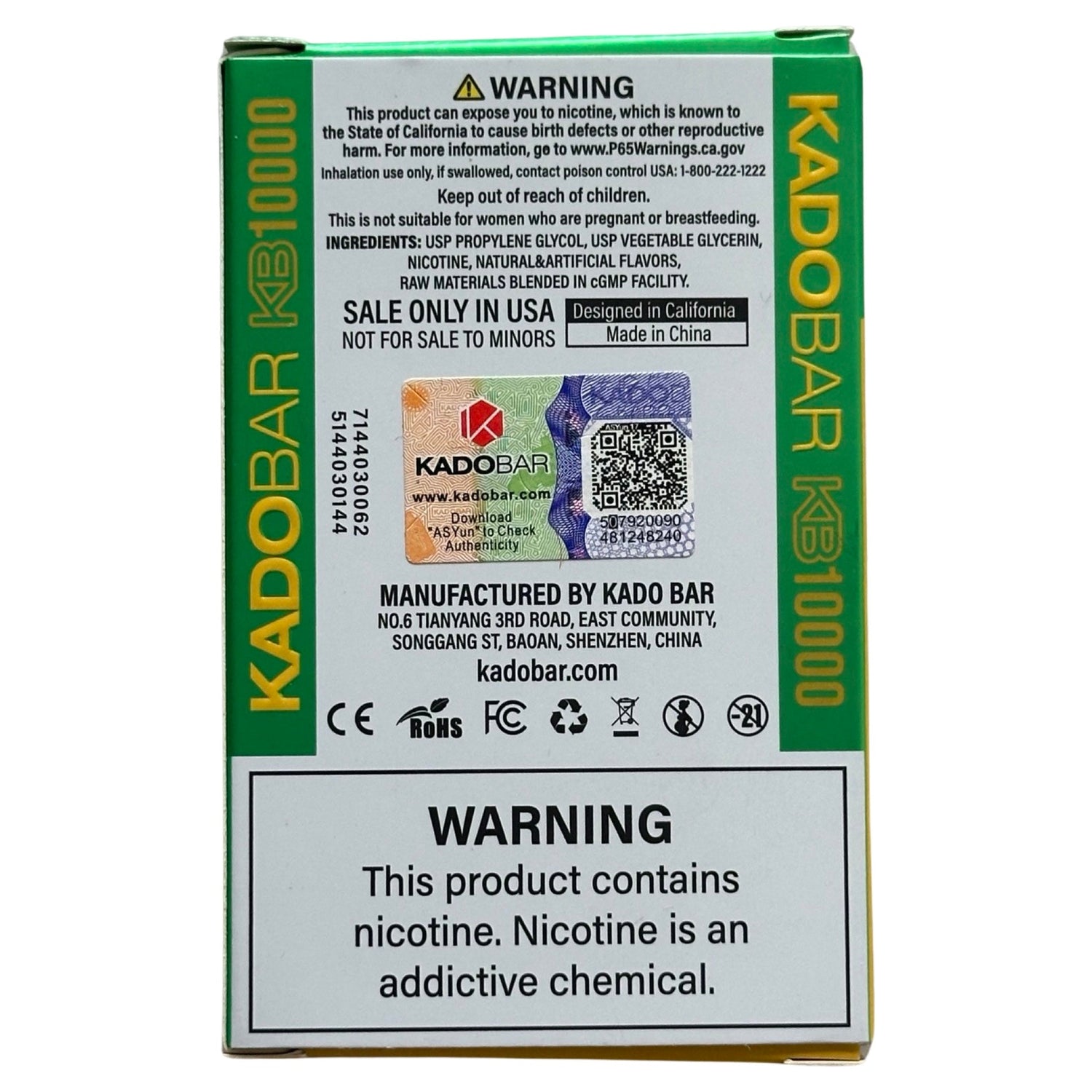 Triple Mangoes - Kado Bar KB10000