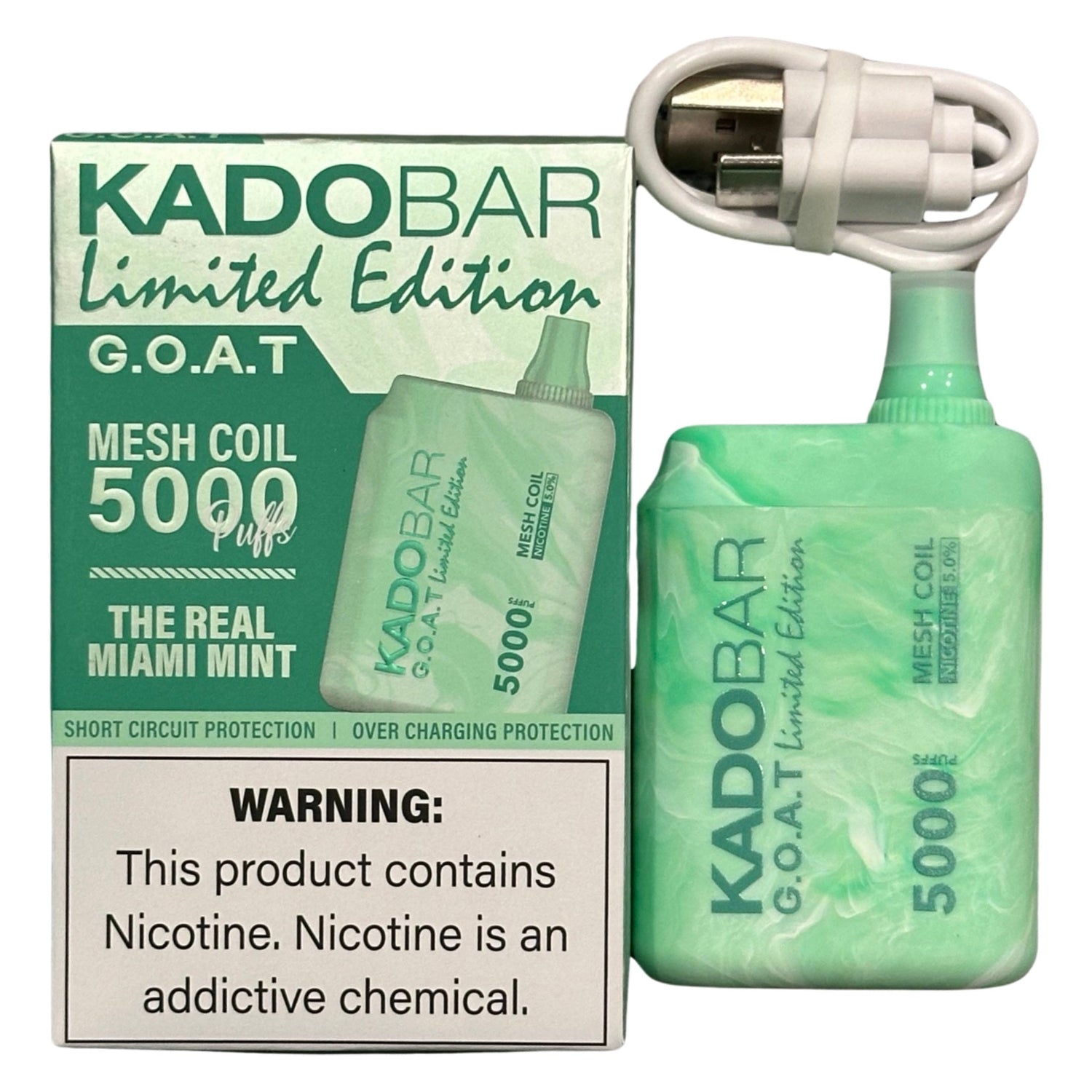 Kado Bar BR5000 The Real Miami Mint - Disposable Vape | 5000 Puffs