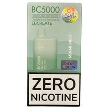 Load image into Gallery viewer, Zero Nicotine - BC5000 - Miami Mint - EBCreate
